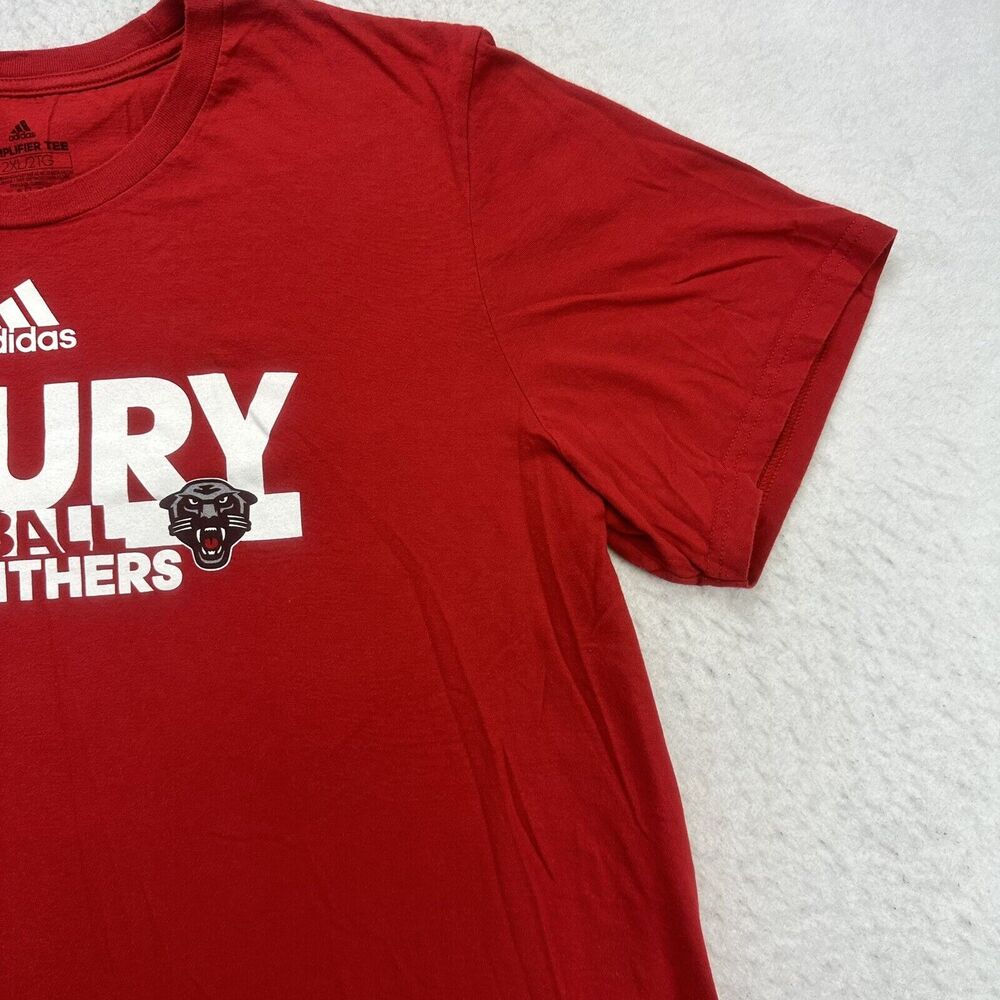 Adidas Drury Lady Panthers Shirt Adult 2XL Red Basketball Amplifier Tee - Picture 6 of 10
